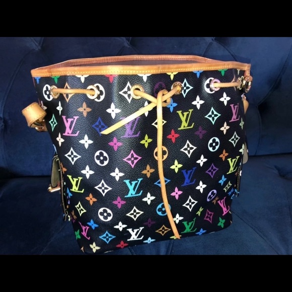 Stunning Louis Vuitton multicolor petite noe - Picture 2 of 14